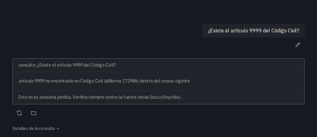 Respuesta de Vigencia a «Artículo 9999 del Código Civil»: artículo 9999 no encontrado en Código Civil, idNorma 172986, dentro del corpus vigente.